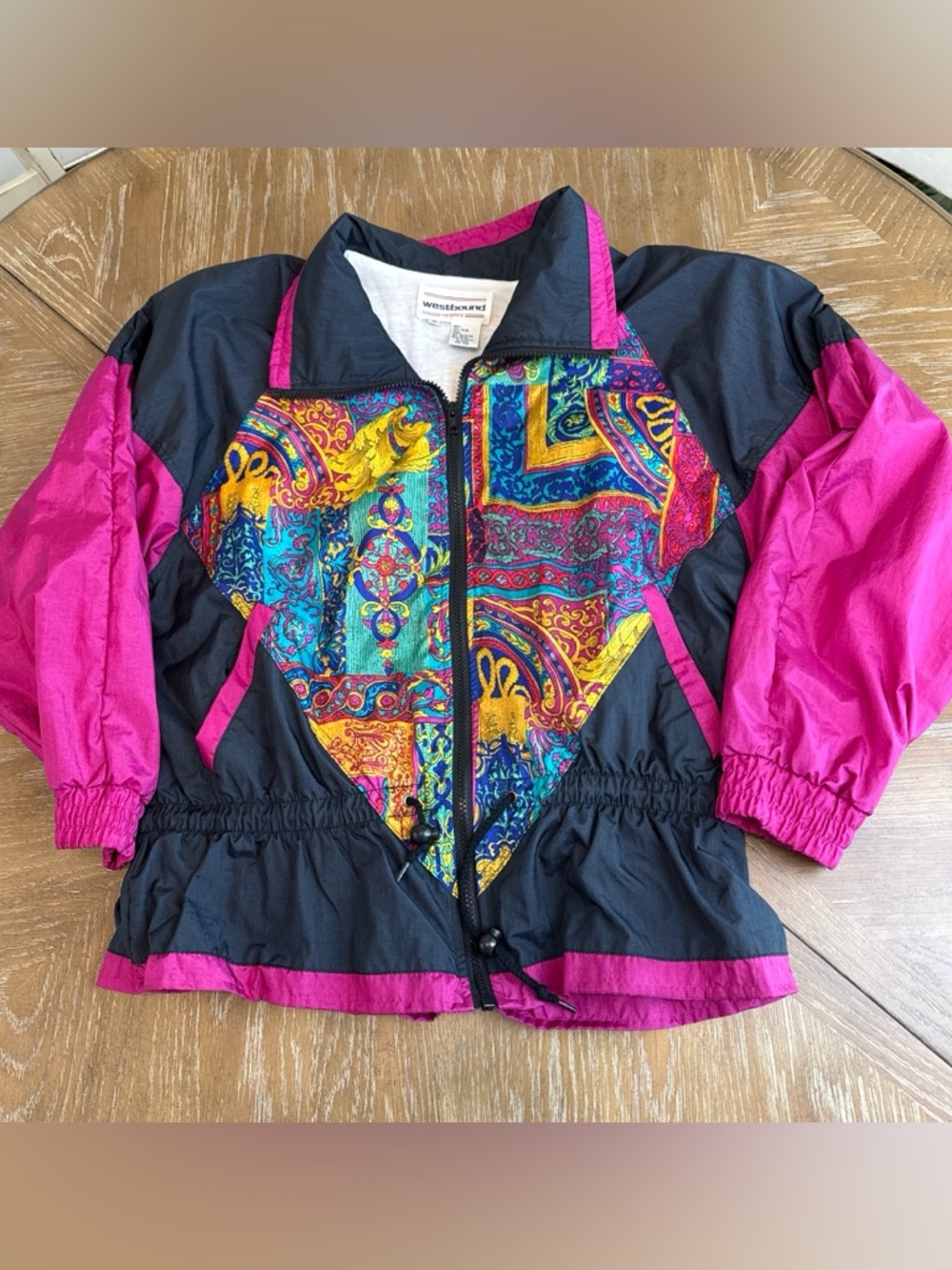 Vintage Westbound Colorblock Windbreaker Jacket